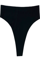 Ebony & Ivory Seamless thong panty pair